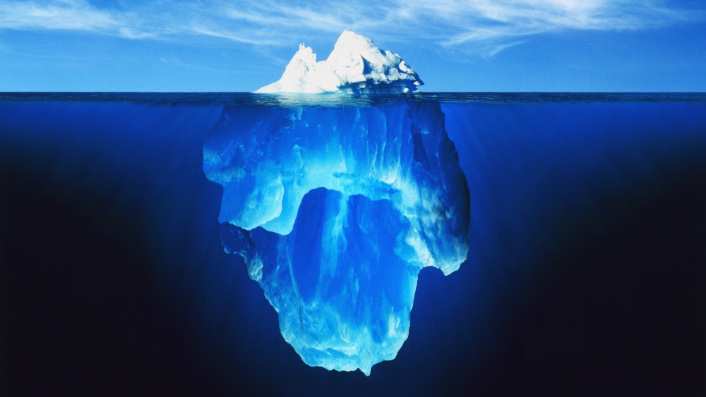 Tip of the Iceberg --- Image by © Ralph A. Clevenger/CORBIS